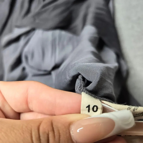 Ulla Johnson Kaiya Pleated Midi Dress in Gray - Picture 7 of 9